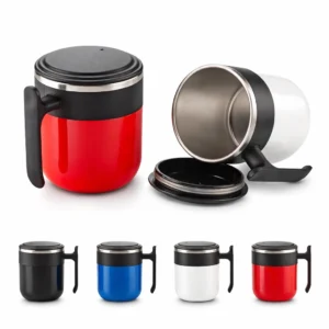 Descubre el Vaso Mug Doble Pared 400ml personalizado: ideal para empresas en Perú que buscan regalos corporativos modernos y duraderos. ¡Sorprende a tu equipo y clientes!